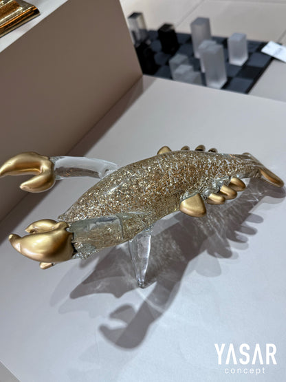 Jellura Cam Dekoratif Istakoz Obje 13x30 Cm