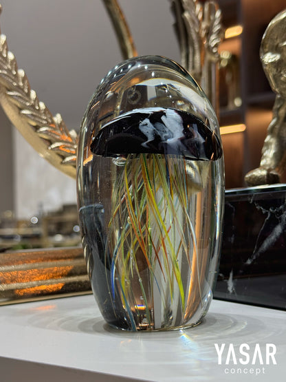 Jellyfish Cam Deniz Anası 12x12 Cm