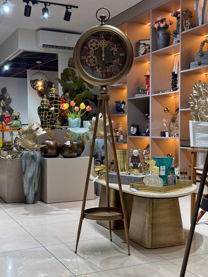 Victorio Metal Çarklı Tripod Ayaklı Saat 160 Cm