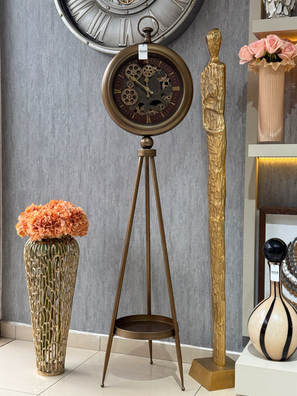 Victorio Metal Çarklı Tripod Ayaklı Saat 160 Cm