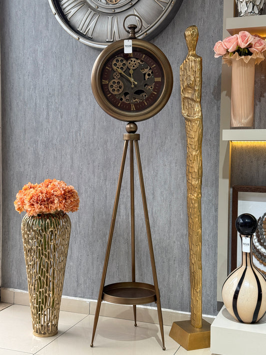 Victorio Metal Çarklı Tripod Ayaklı Saat 160 Cm