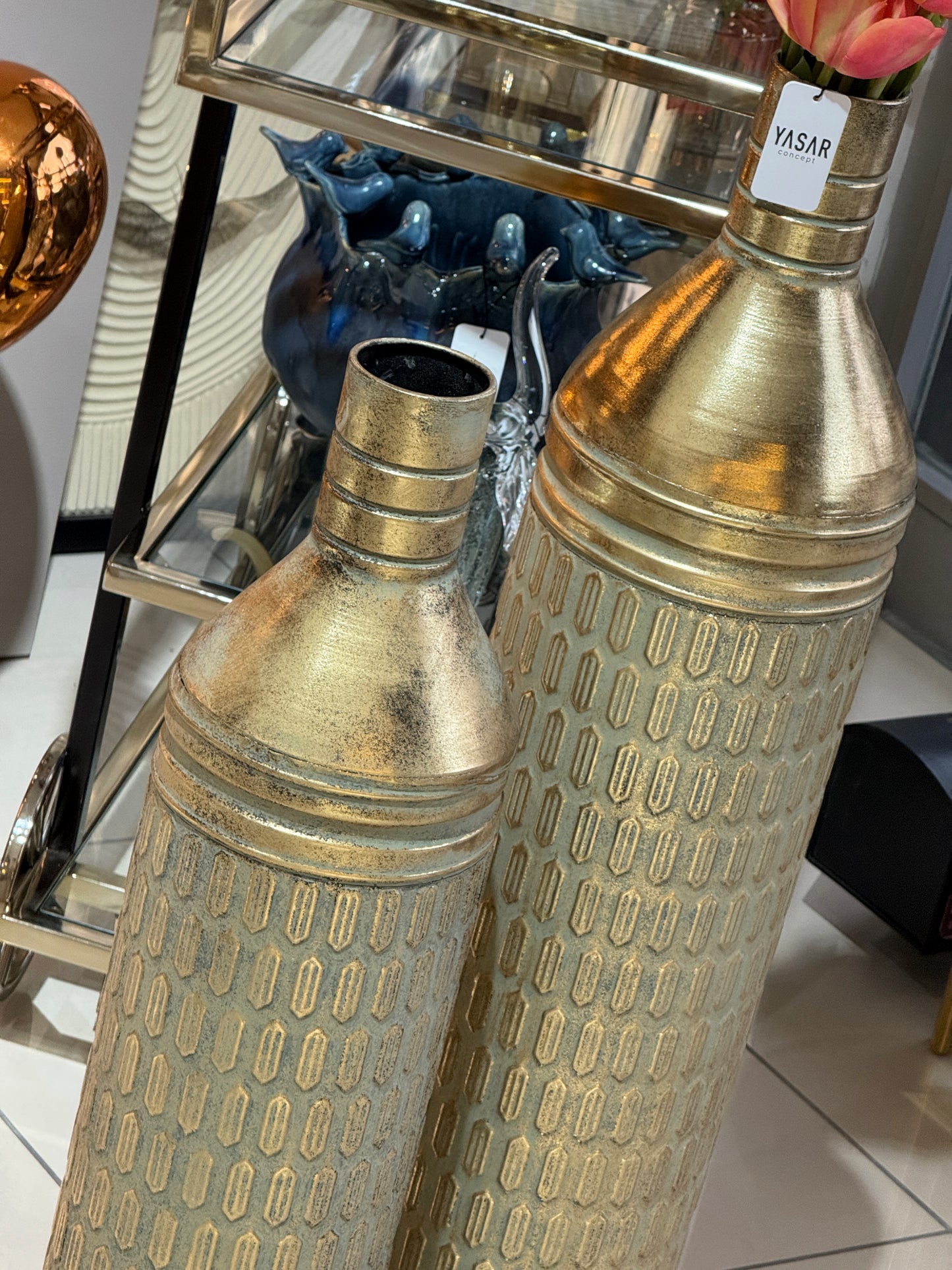 Montrel Mega Metal Yer Vazosu Set