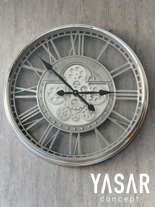 Noctogear Metal Çarklı Duvar Saati 55 Cm