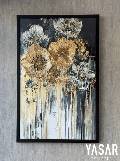 Blosselle Kristal Epoksi Taşlı Reçine Tablo 75x115 Cm