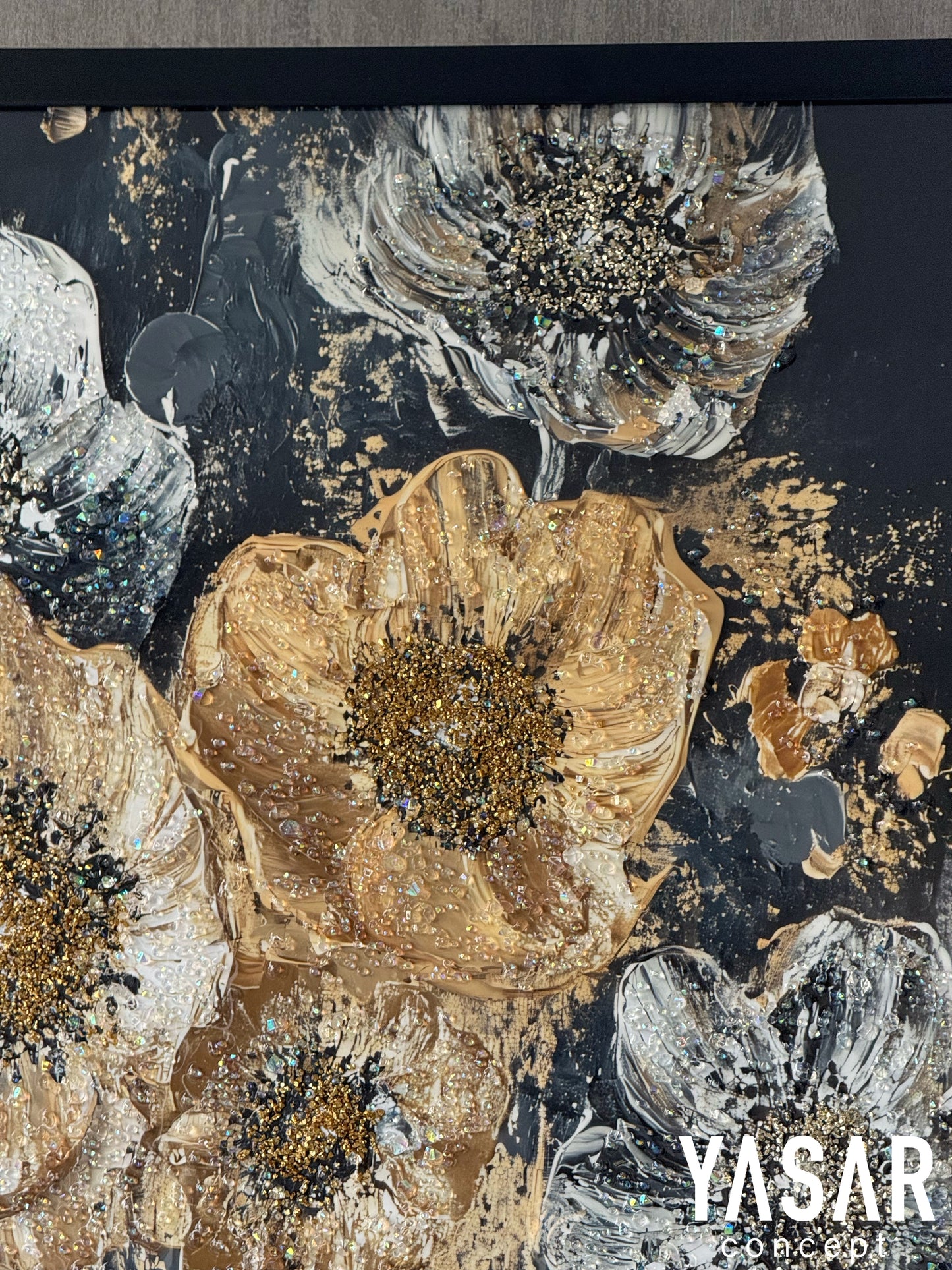 Blosselle Kristal Epoksi Taşlı Reçine Tablo 75x115 Cm