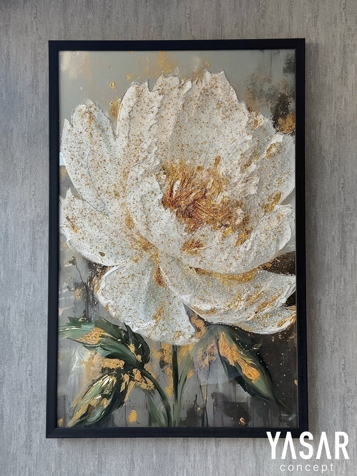 Bellissimo Kristal Epoksi Taşlı Reçine Tablo 75x115 Cm