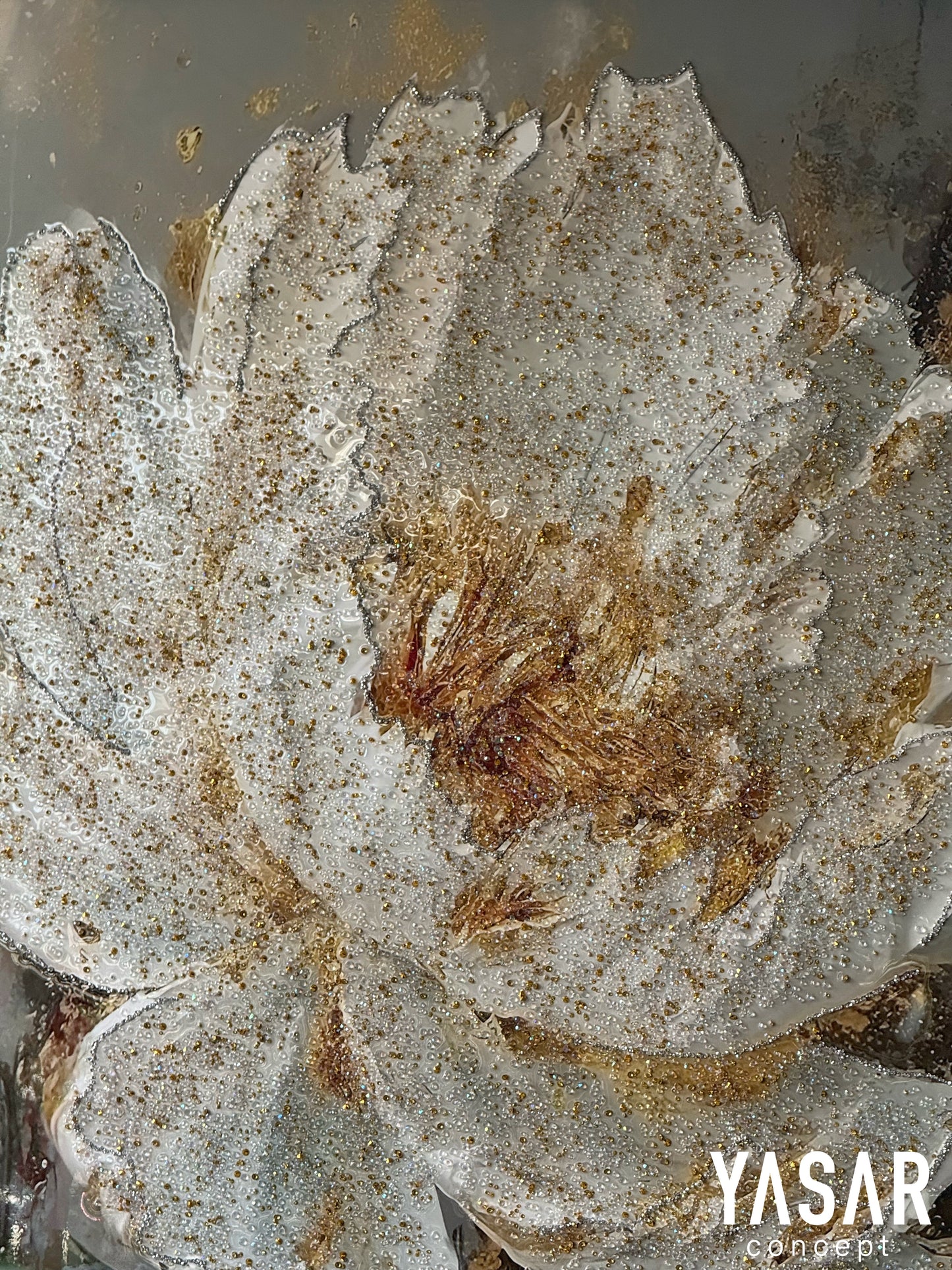 Bellissimo Kristal Epoksi Taşlı Reçine Tablo 75x115 Cm