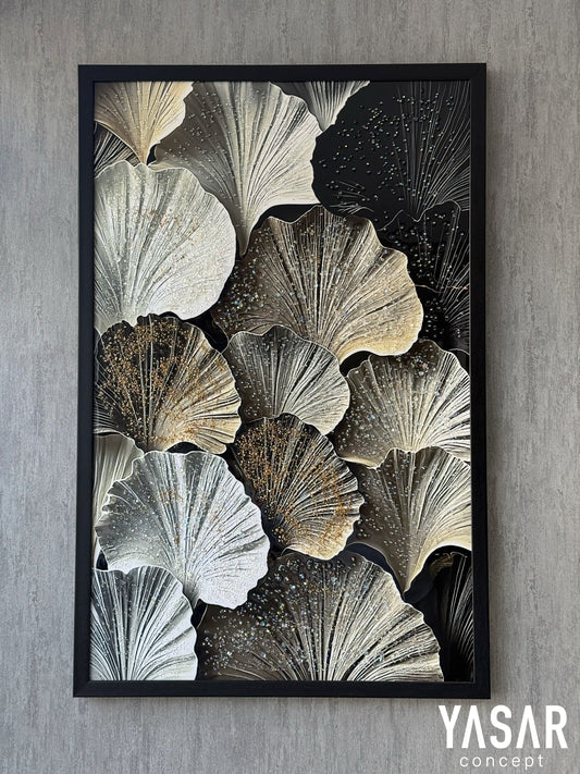 Gingelle Kristal Epoksi Taşlı Reçine Tablo 75x115 Cm