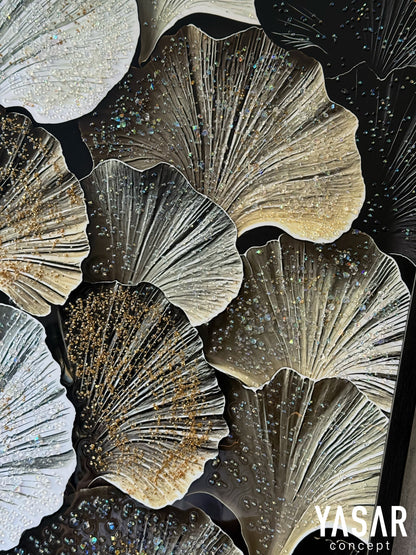 Gingelle Kristal Epoksi Taşlı Reçine Tablo 75x115 Cm