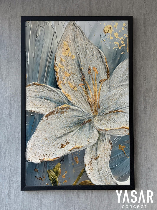 Lush Serenity Kristal Epoksi Taşlı Reçine Tablo 75x115 Cm