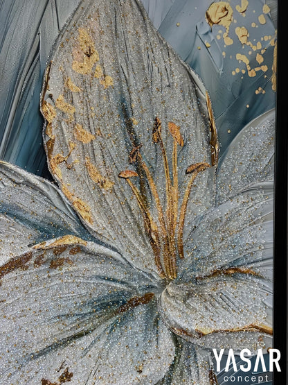 Lush Serenity Kristal Epoksi Taşlı Reçine Tablo 75x115 Cm