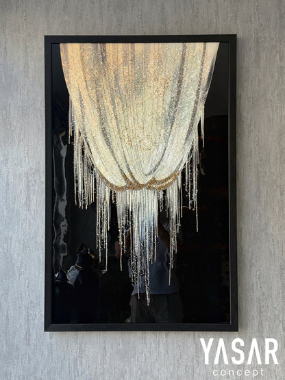 Frangiluce Kristal Epoksi Taşlı Reçine Tablo 75x115 Cm