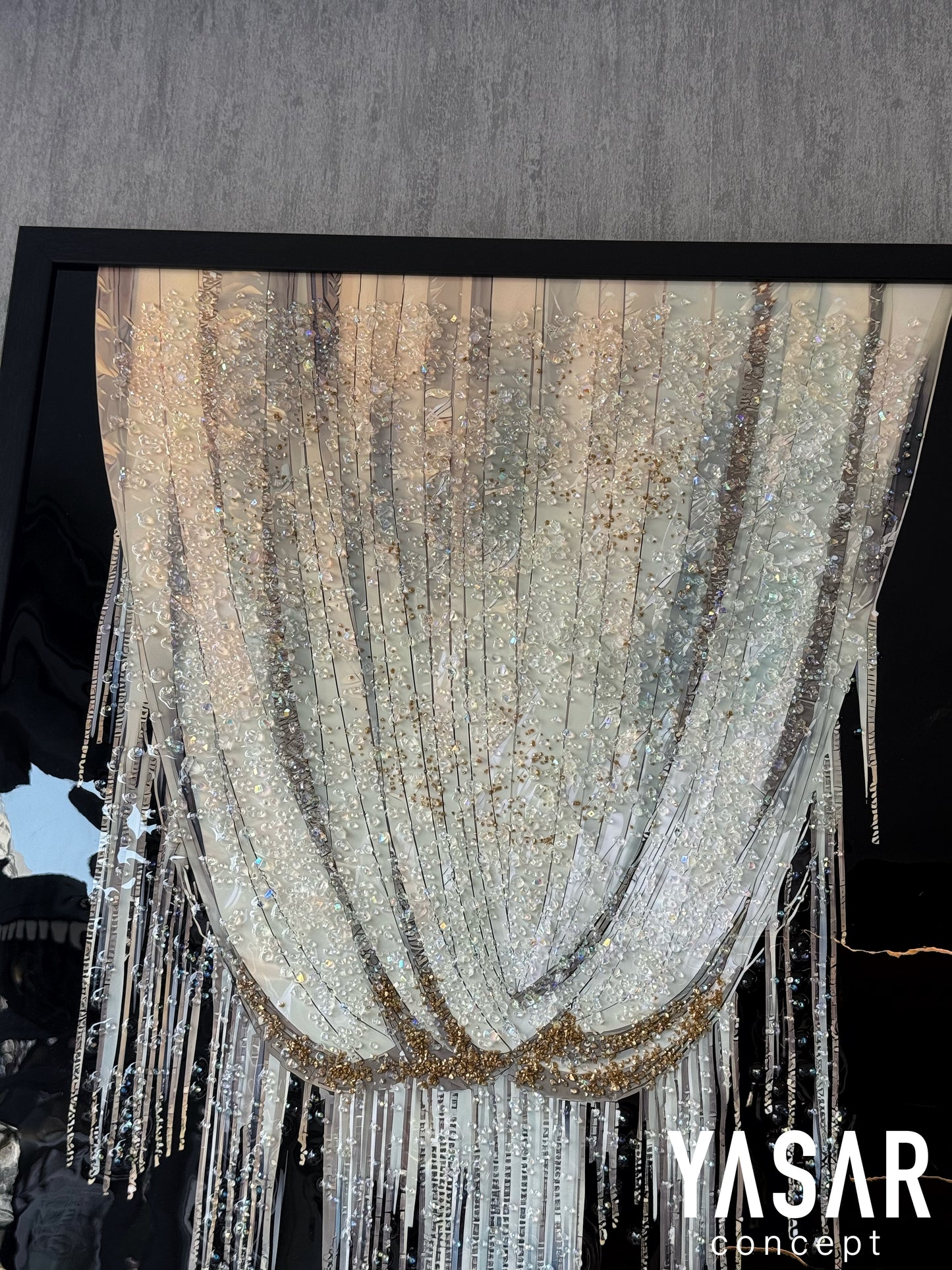 Frangiluce Kristal Epoksi Taşlı Reçine Tablo 75x115 Cm