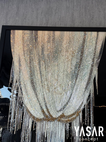 Frangiluce Kristal Epoksi Taşlı Reçine Tablo 75x115 Cm