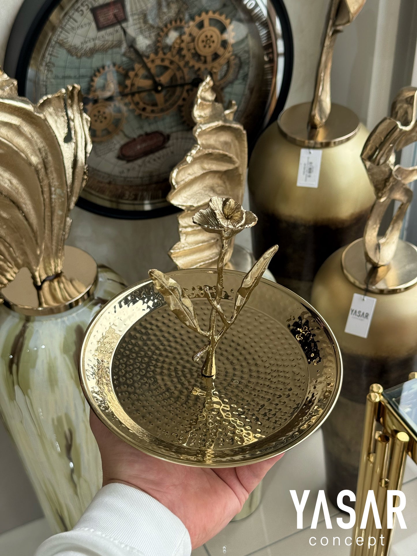 Goldiva Pirinç Sunumluk