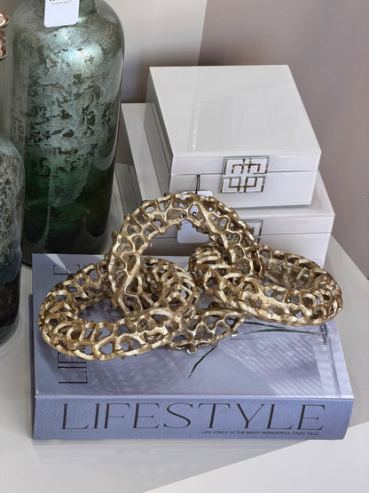 Chainor Metal Dekoratif Zincir Obje 17x33 Cm