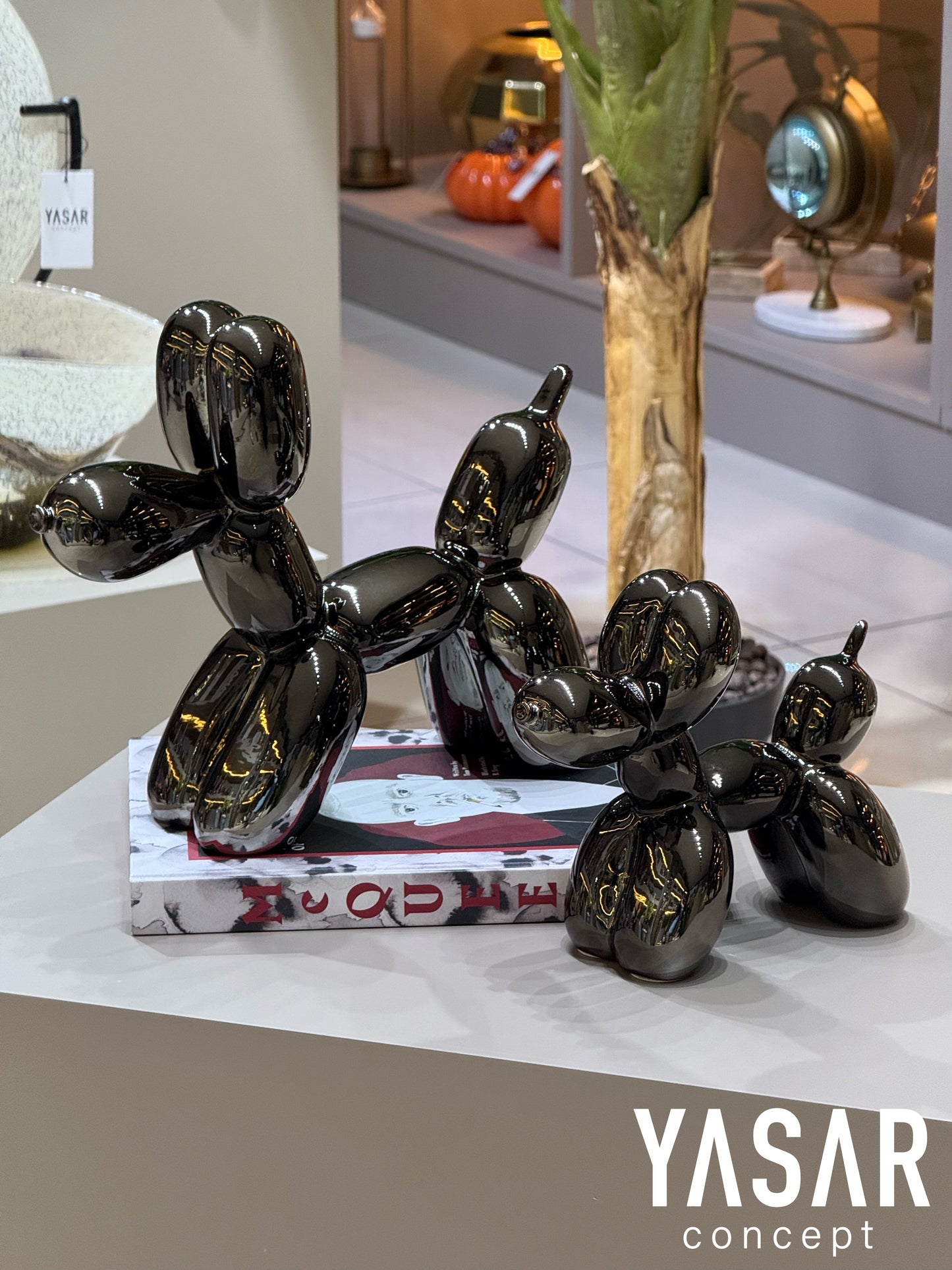 Balldog Balon Köpek Antrasit Set