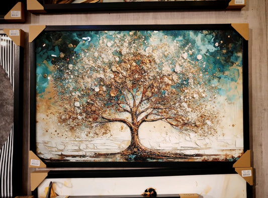 Sacred Branches Kristal Epoksi Taşlı Reçine Tablo