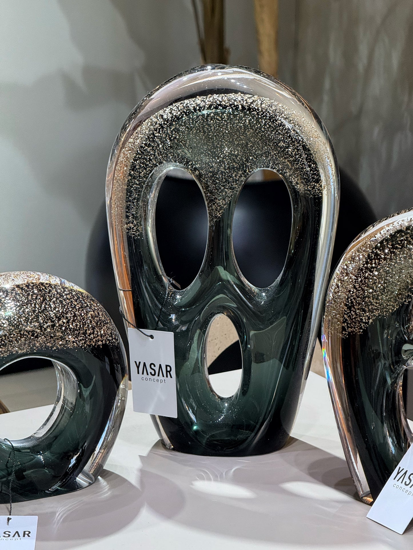 Mottia Dekoratif Soyut Cam Obje Büyük