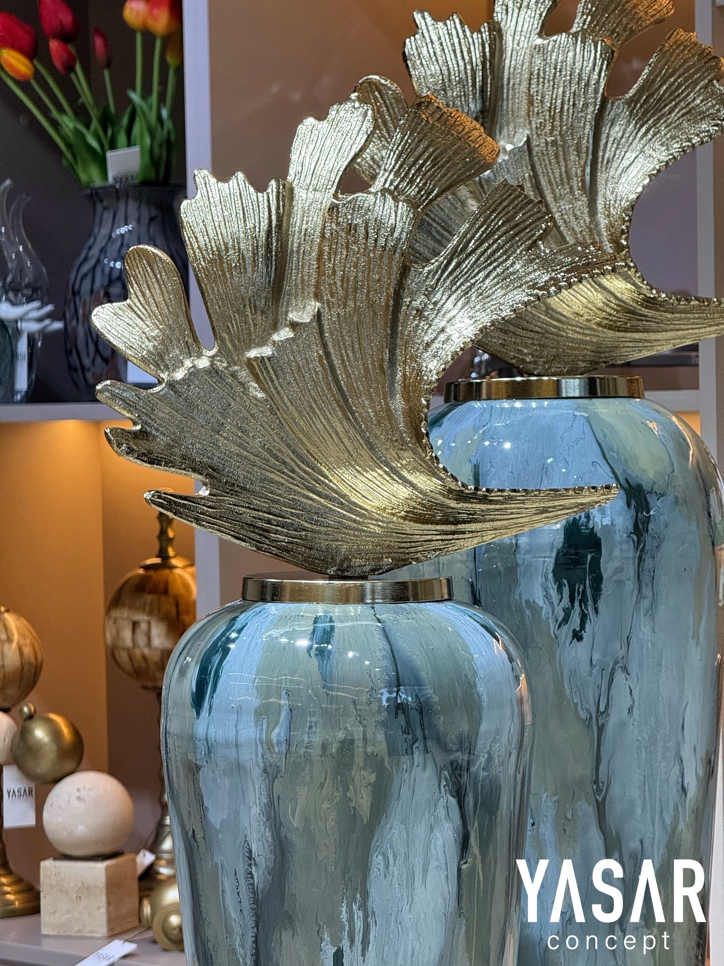 Terraseto Metal Yer Vazosu Set