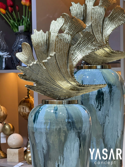 Terraseto Metal Yer Vazosu Set