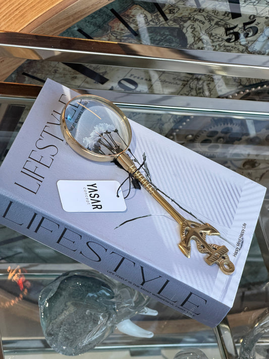 Nauteron Pirinç Büyüteç 8x24 Cm