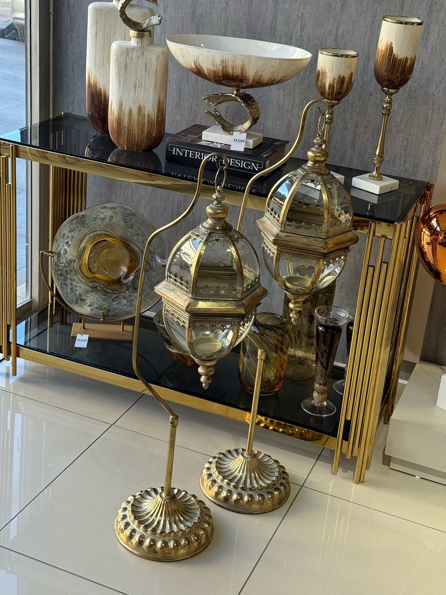 Ornaluce Ayaklı Yer Feneri Set