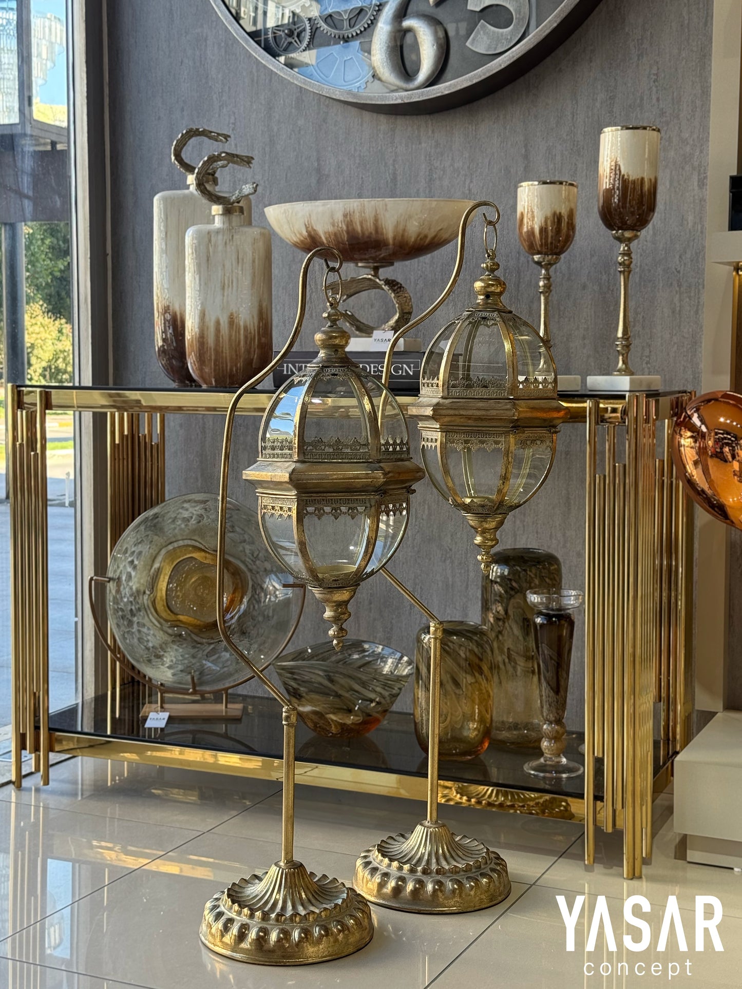 Ornaluce Ayaklı Yer Feneri Set