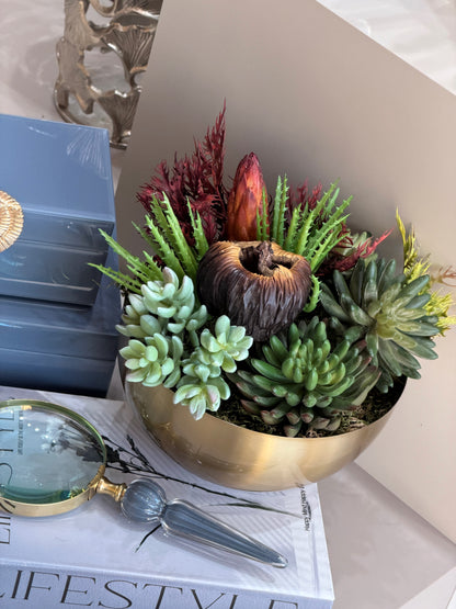 Succelisse Islak Dokulu Yapay Sukulent