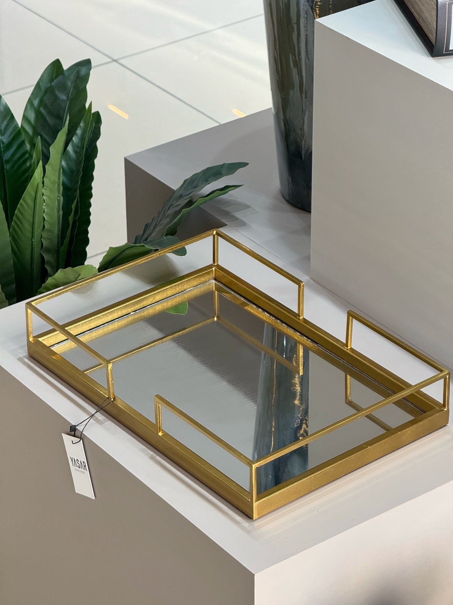 Riflettina Aynalı Tepsi