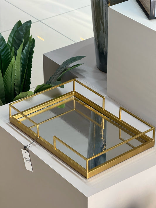 Riflettina Aynalı Tepsi