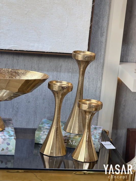 Stellara Metal Mumluk Set Gold