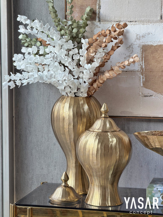 Stellara Metal Vazo Set Gold