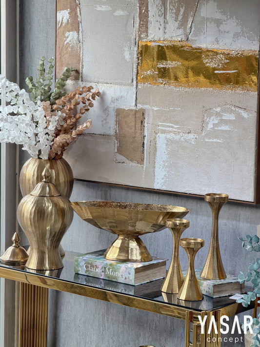 Stellara Metal Salon Seti 6 Parça Gold