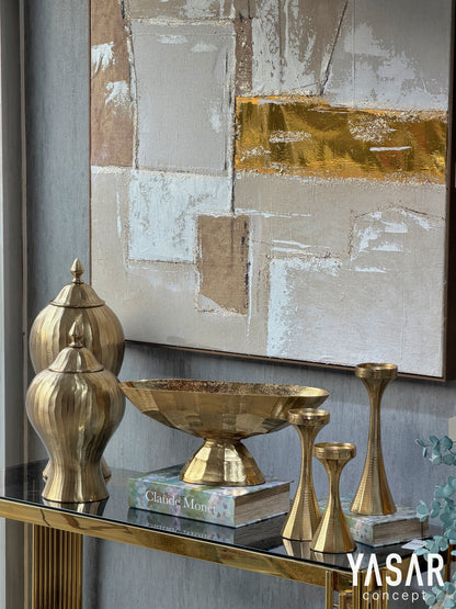 Stellara Metal Salon Seti 6 Parça Gold