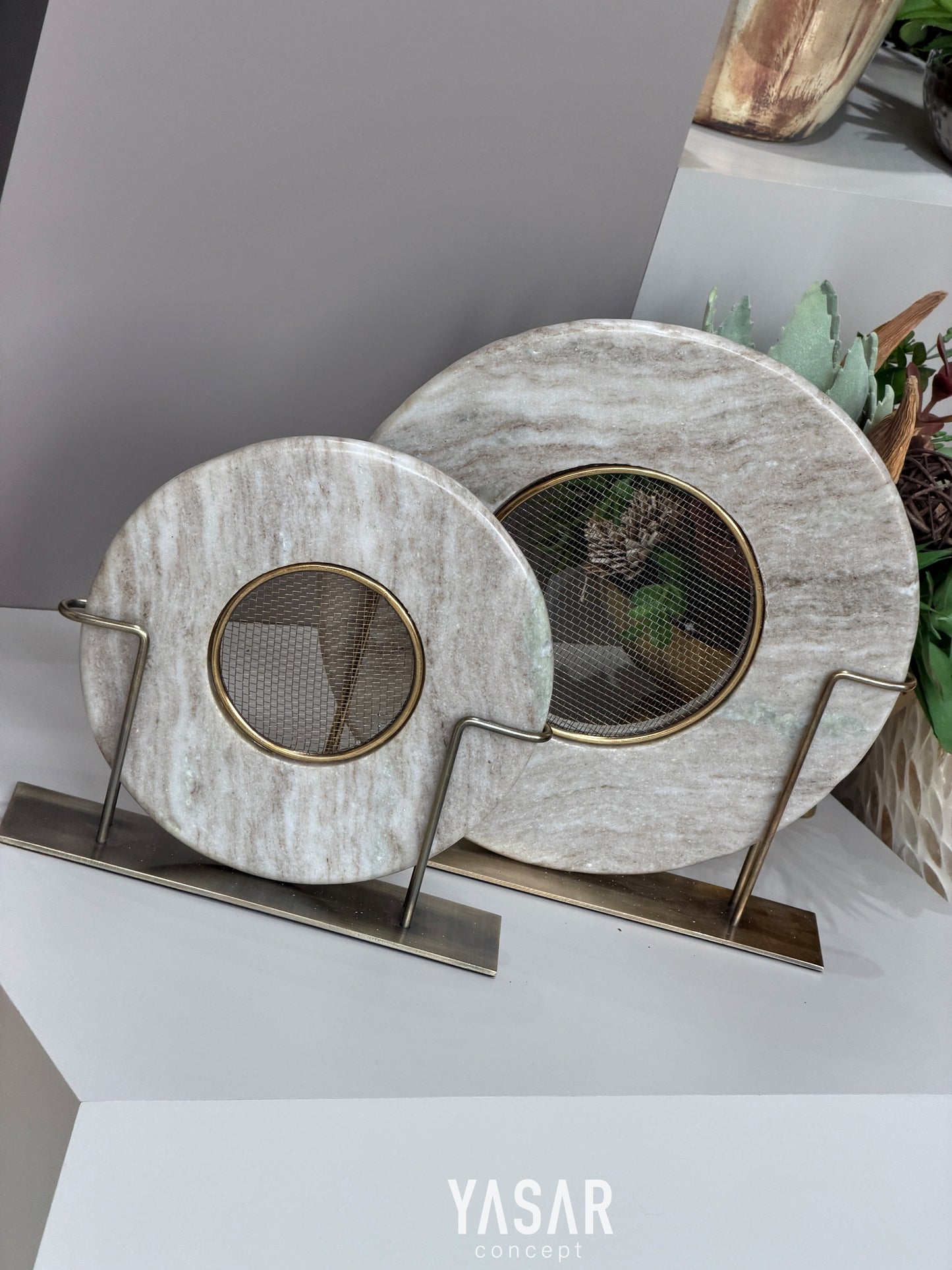 Monvera Mermer Disk Set