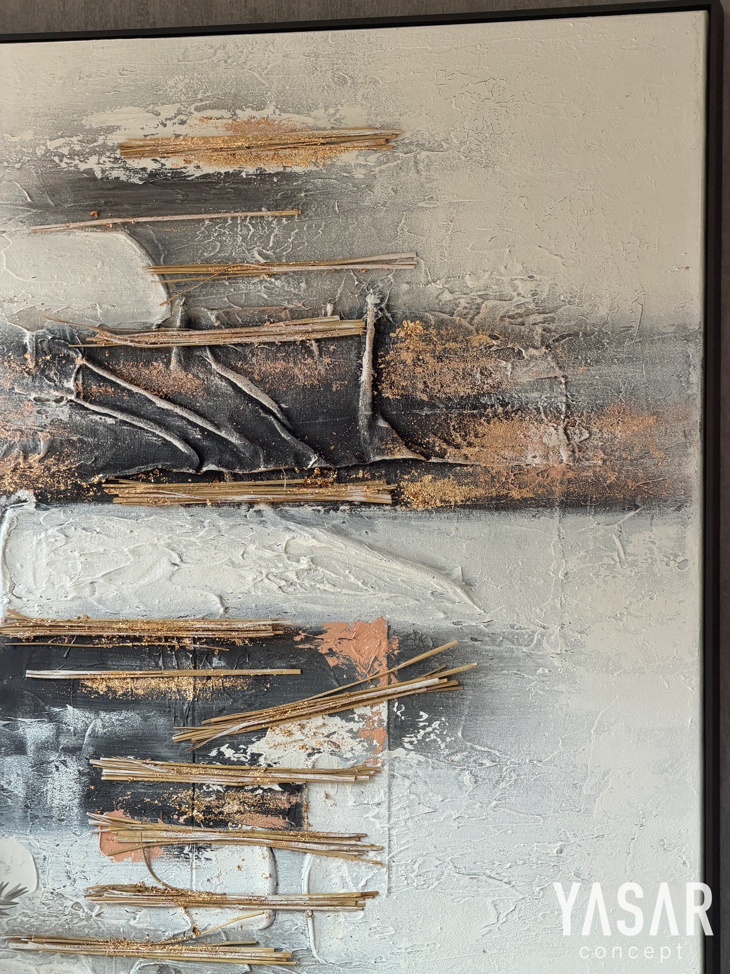 Calenne Dokulu Boyalı Tablo 80x120 Cm
