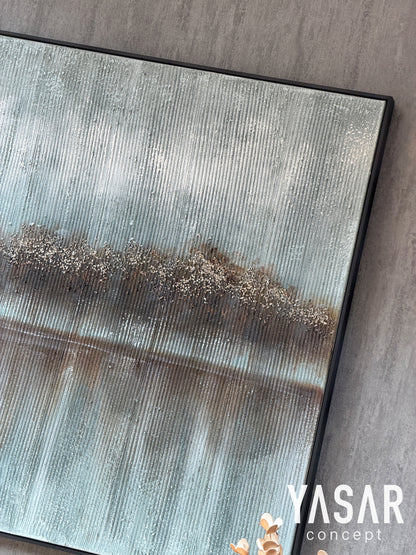 Autumnia Dokulu Boyalı Tablo 80x80 Cm