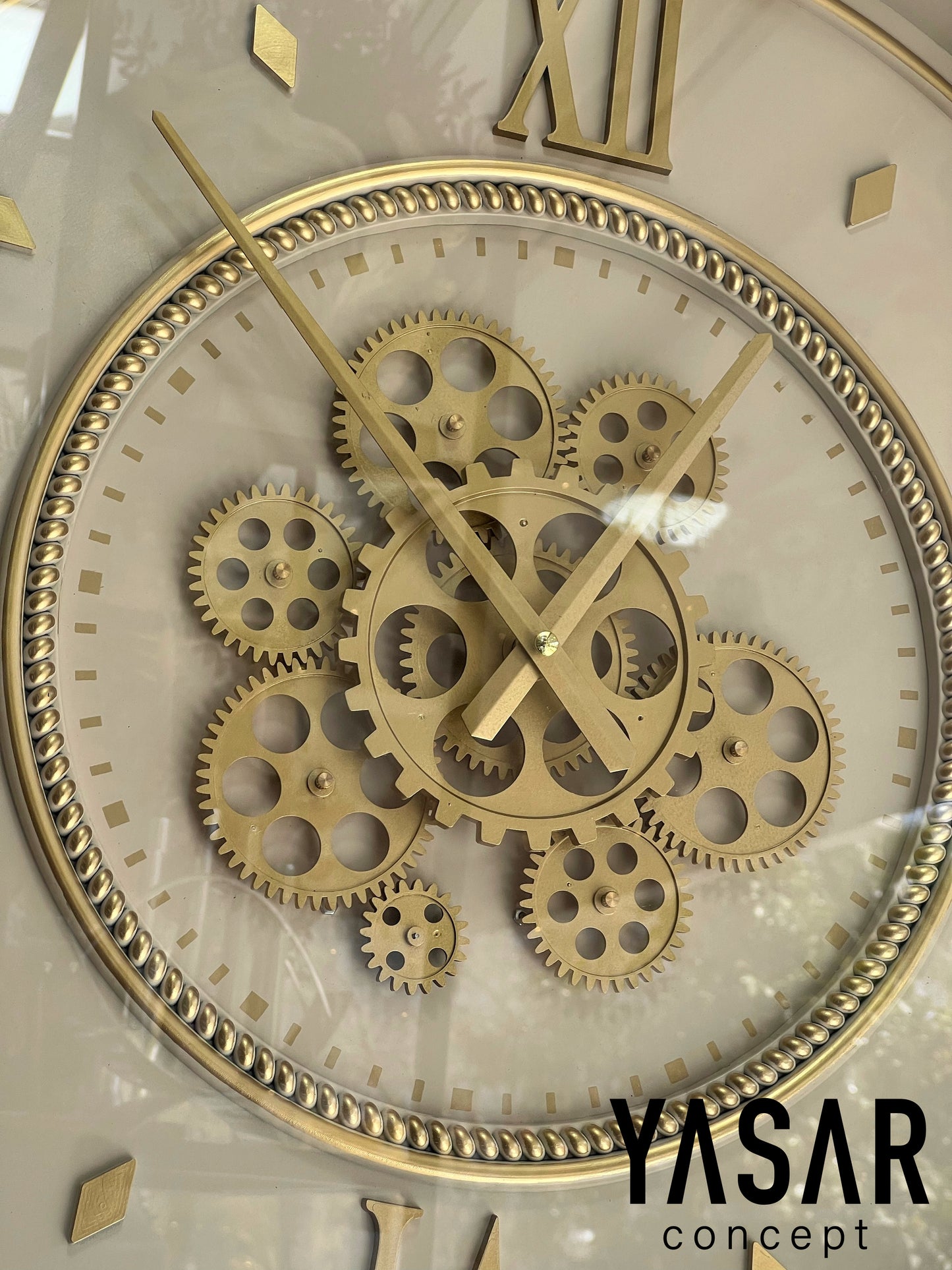Dial Metal Çarklı Duvar Saati