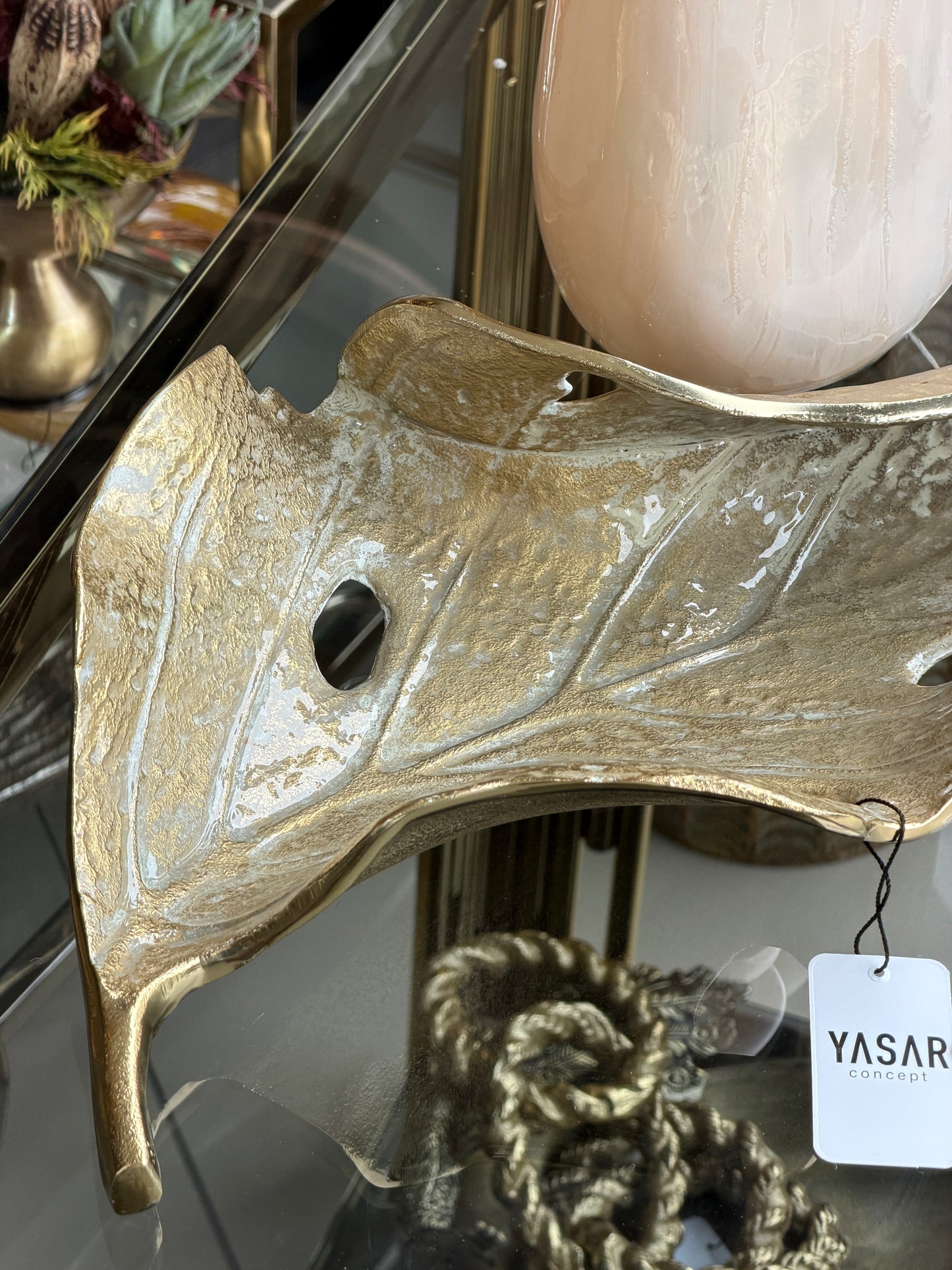 Belverde Metal Yaprak Tabak