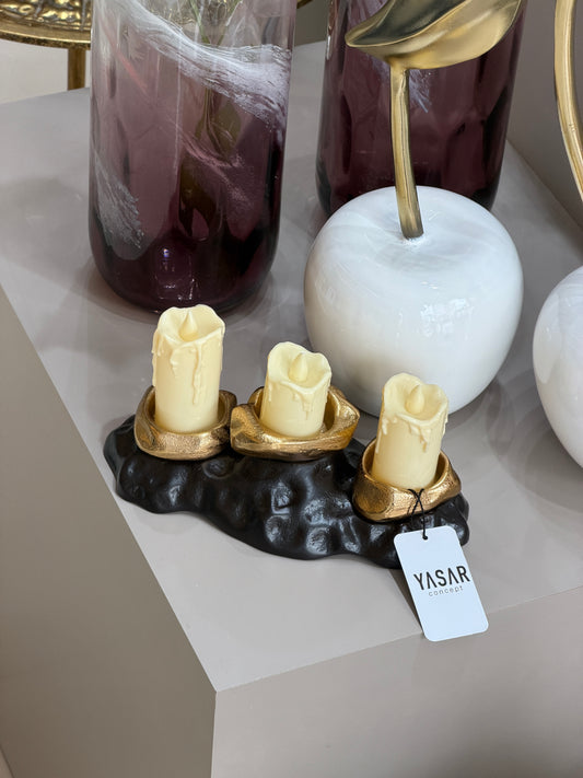 Stone Tealight Mumluk