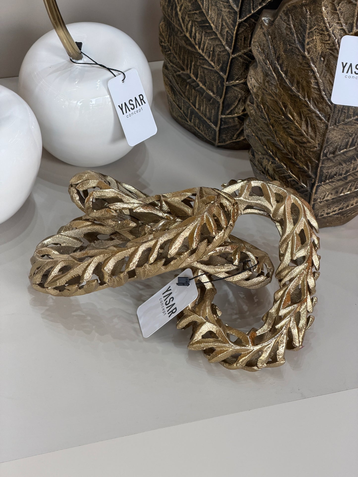 Interlinka Metal Zincir Dekor Gold