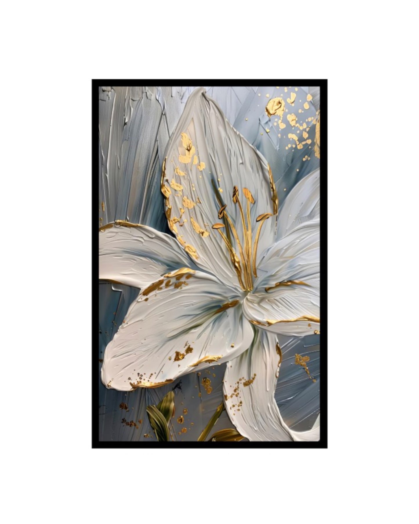 Lush Serenity Kristal Epoksi Taşlı Reçine Tablo 75x115 Cm