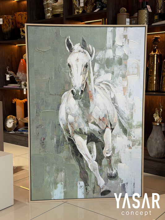 Equessence Dokulu Boyalı Tablo