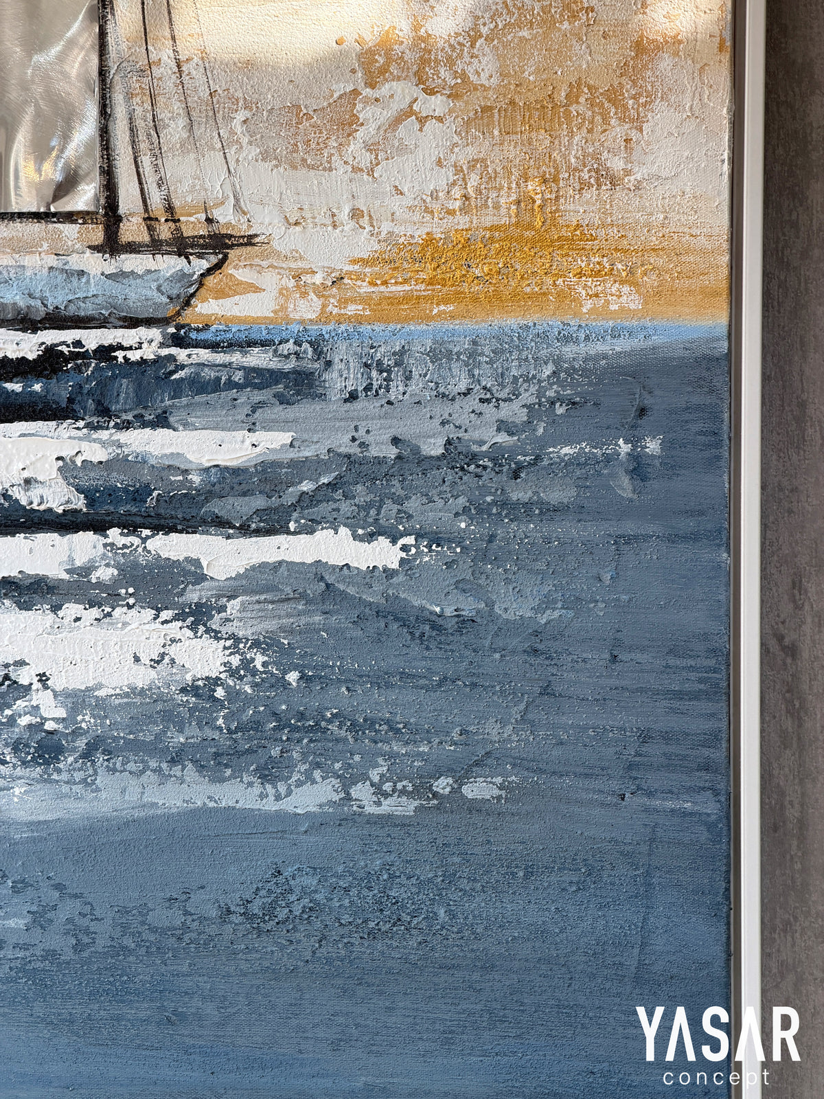 Sailor Dokulu Tablo 100x100 Cm