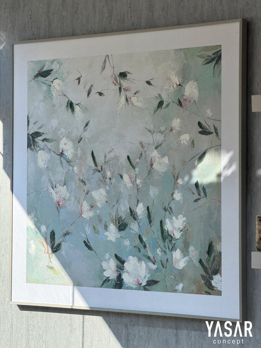Olivena Dokulu Tablo 100x100 Cm