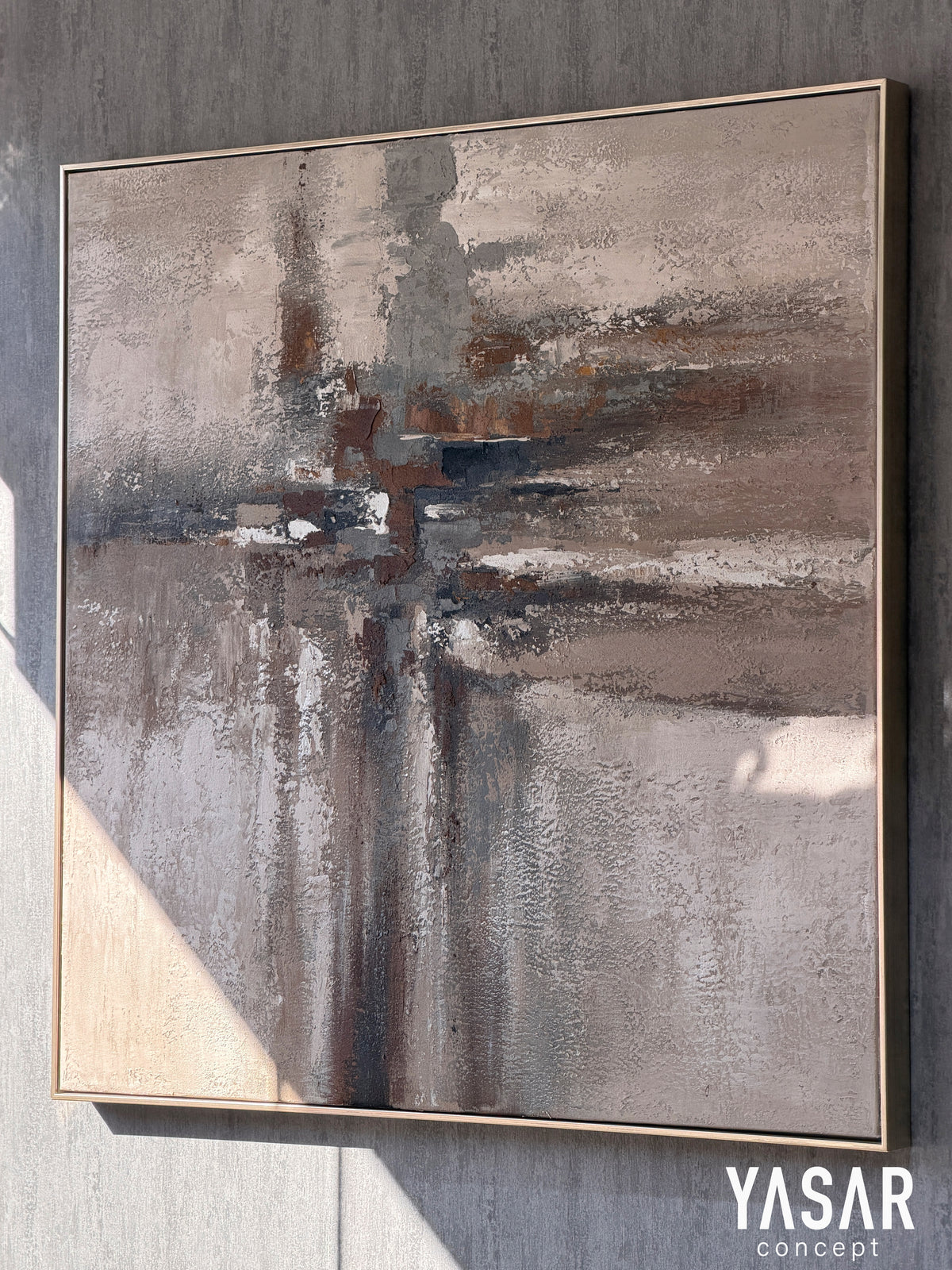 Nuvora Dokulu Tablo 90x90 Cm