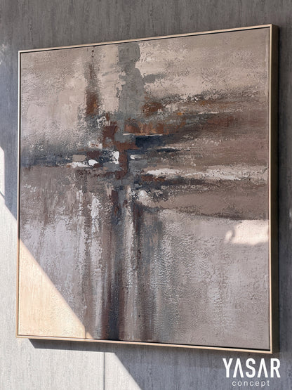 Nuvora Dokulu Tablo 90x90 Cm