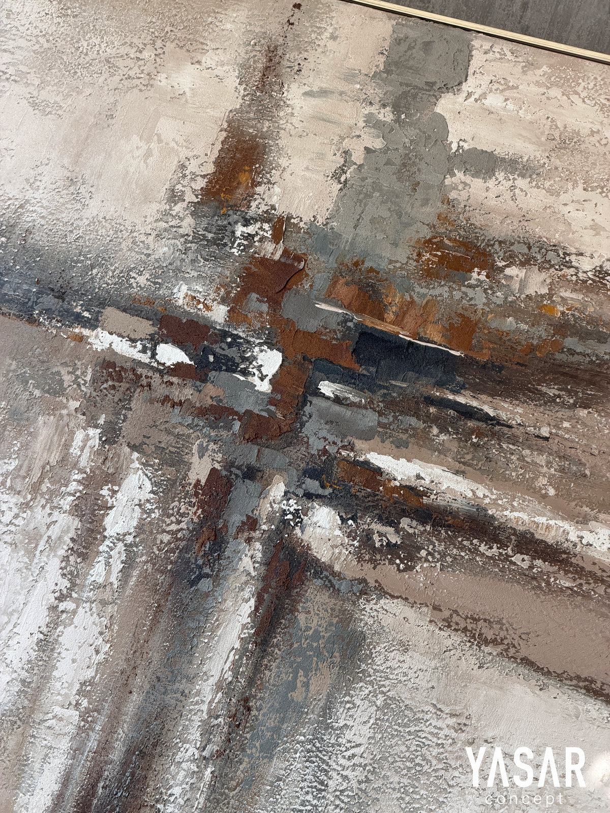 Nuvora Dokulu Tablo 90x90 Cm