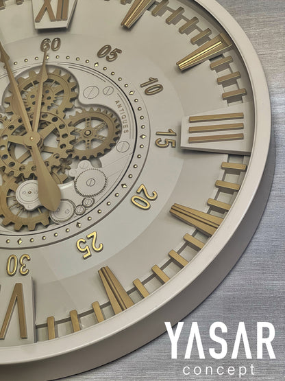 Chronosphere Metal Çarklı Duvar Saati 80 Cm